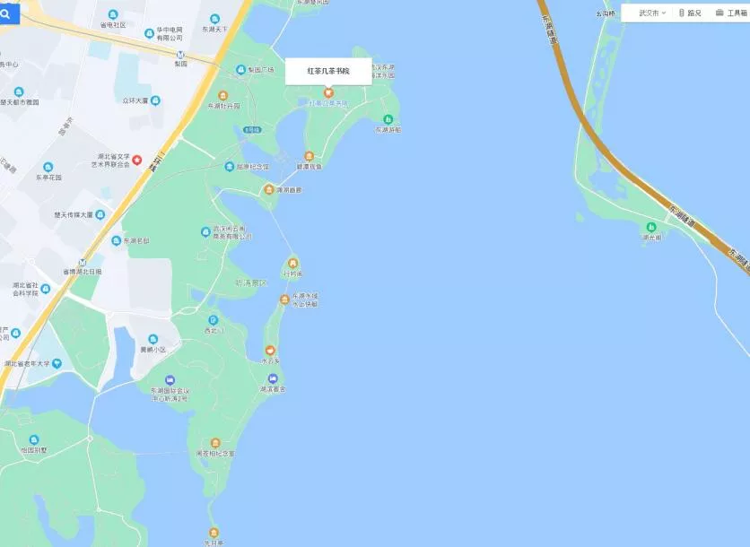東湖聽濤景區(qū)游玩路線圖 這份導覽圖值得收藏